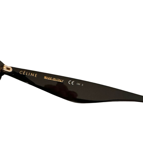 CELINE EDGE CL 41468/S BLACK SUNGLASSES - Picture 7 of 11